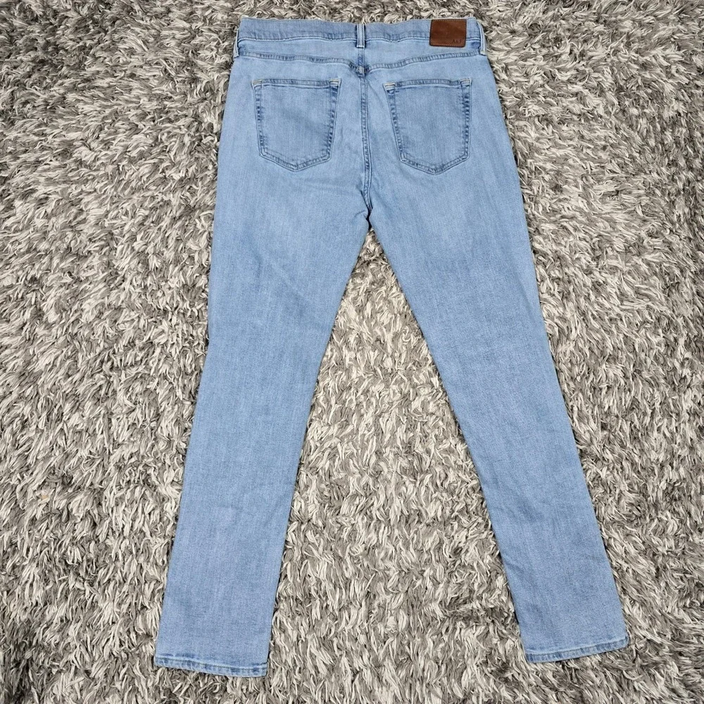 Abercrombie & Fitch Rustin Athletic Slim Jeans Mens 34x32 Light Wash Stretch